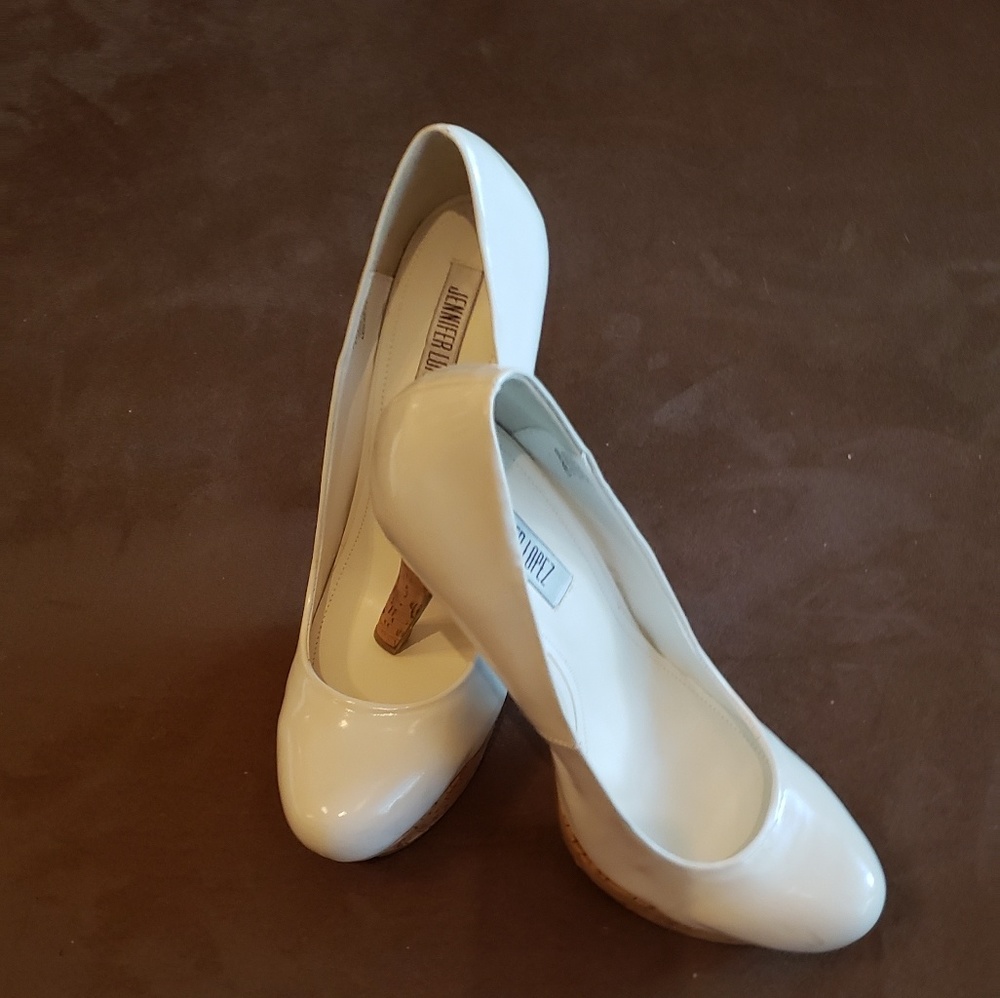 Never worn Jennifer Lopez cork heels
